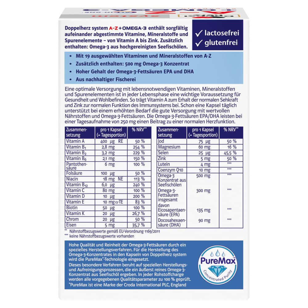 Doppelherz system A-Z + OMEGA-3 ALL- IN- ONE 60 St Kapseln