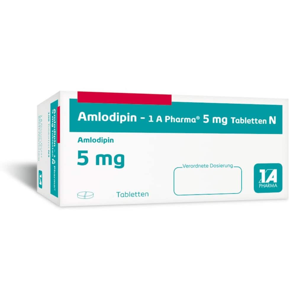 Amlodipin-1A Pharma 5mg N 100 St Tabletten