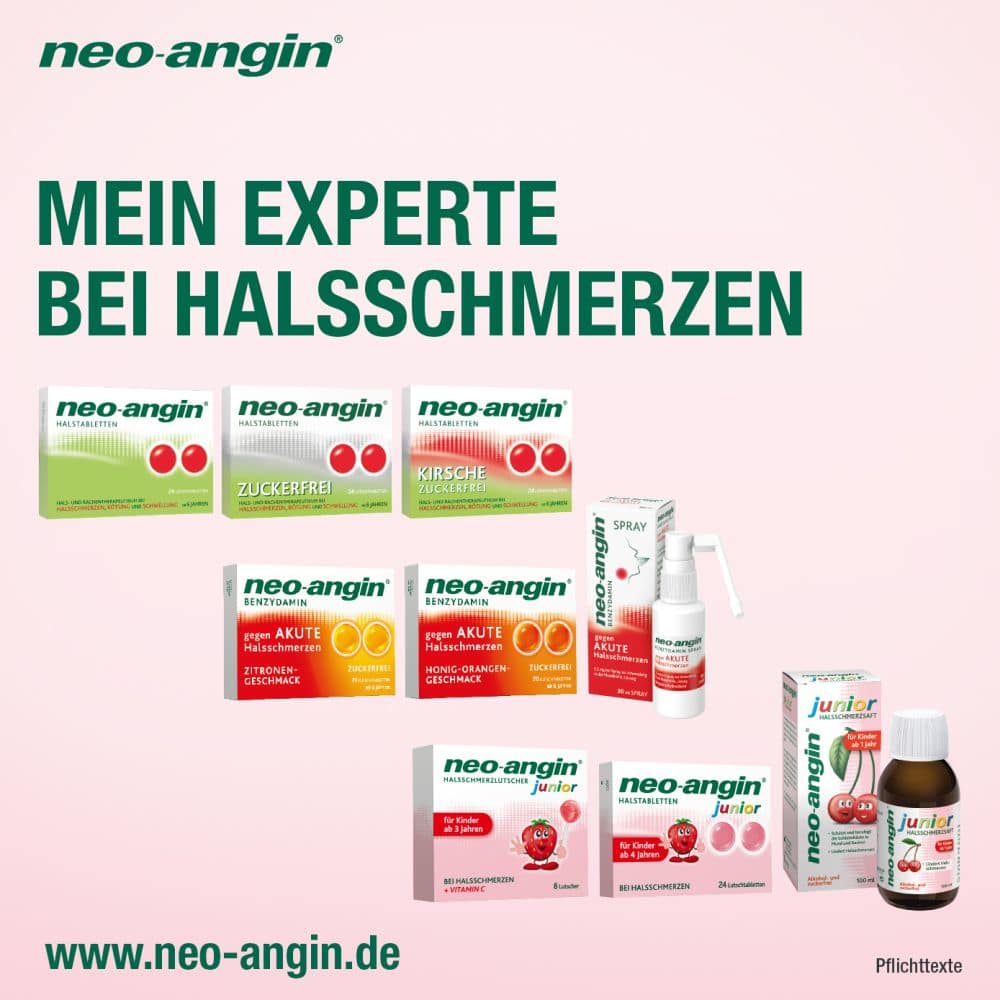neo-angin Junior Halsschmerzlutscher Doppelpack 2X8 St