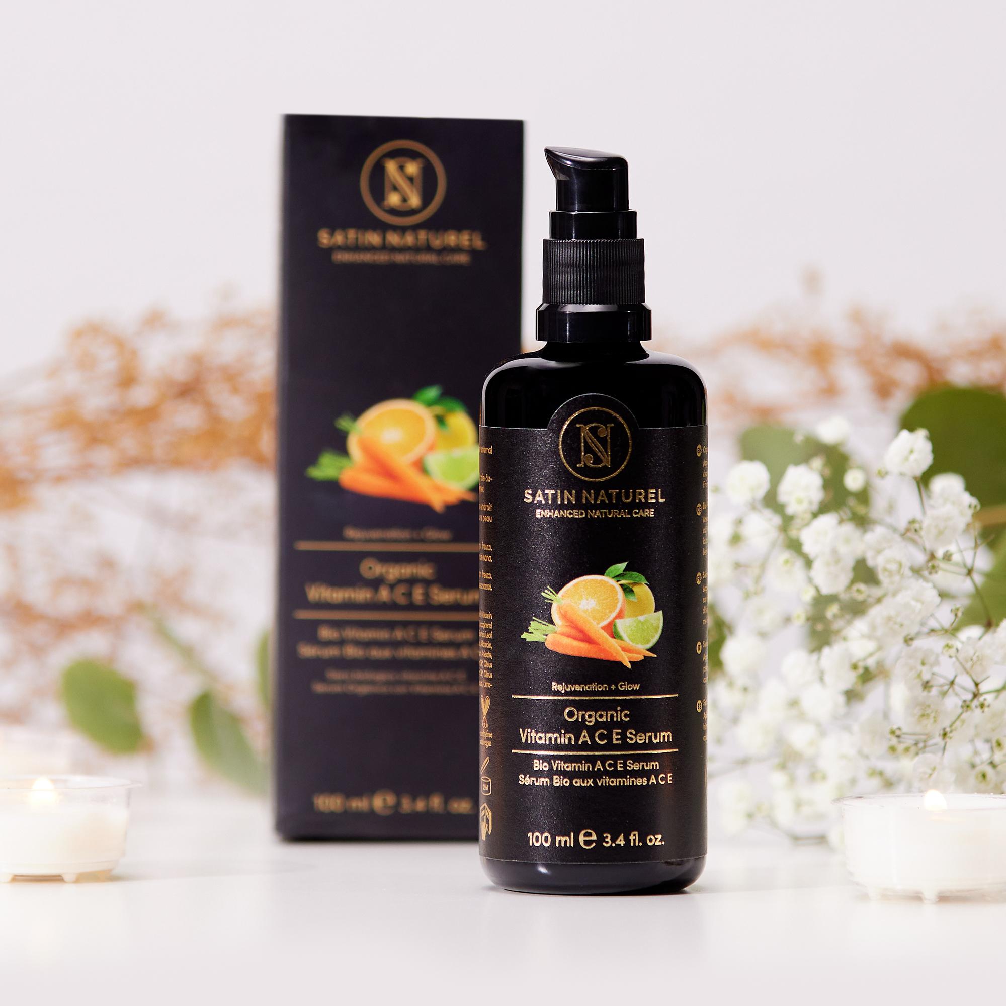 Satin Naturel BIO Vitamin ACE Serum 100 ml Gel