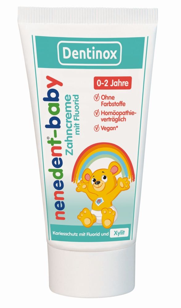 Dentinox nenedent-baby Zahncreme mit Fluorid 50 ml Zahncreme