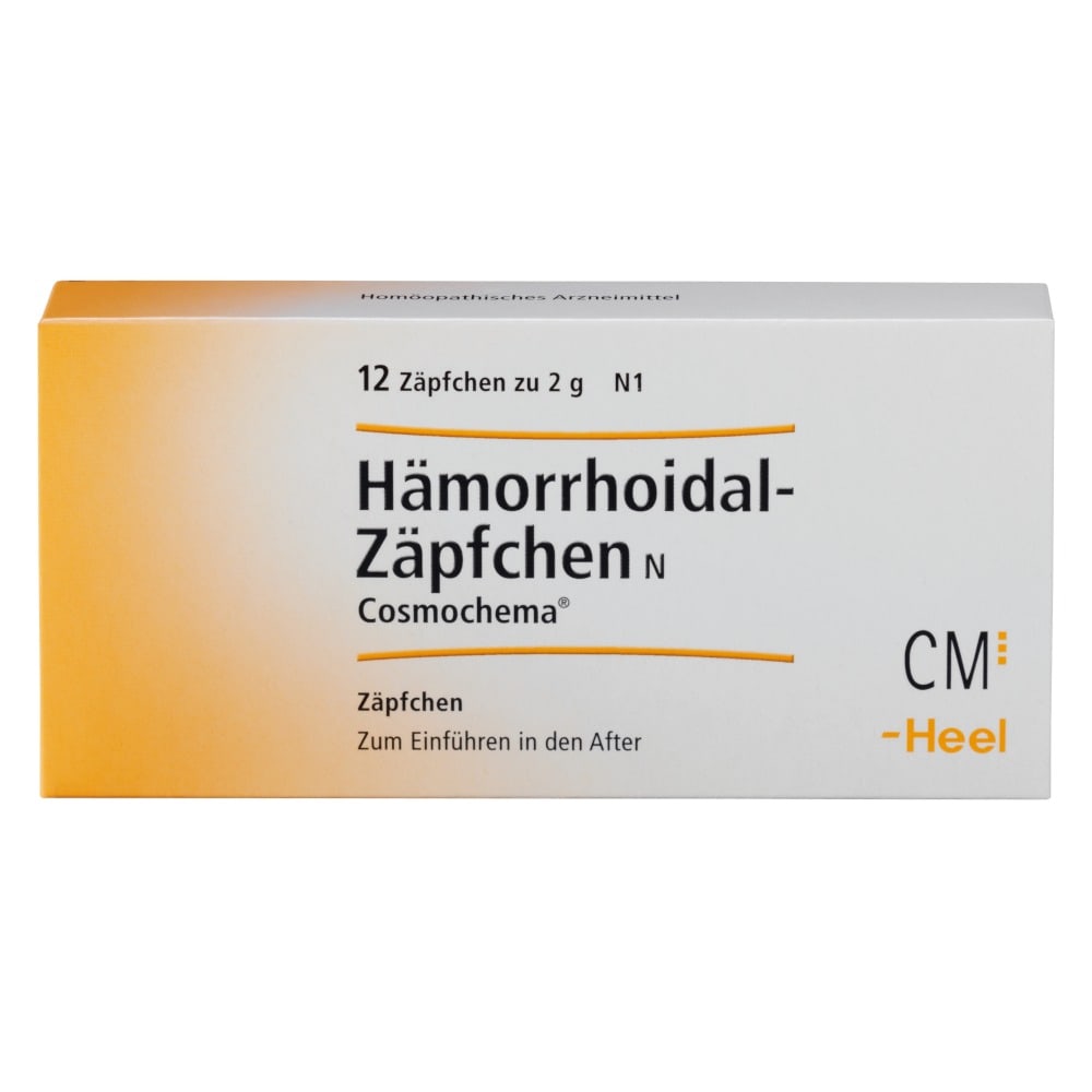 HÄMORRHOIDAL Zäpfchen N Cosmochema 12 St Suppositorien