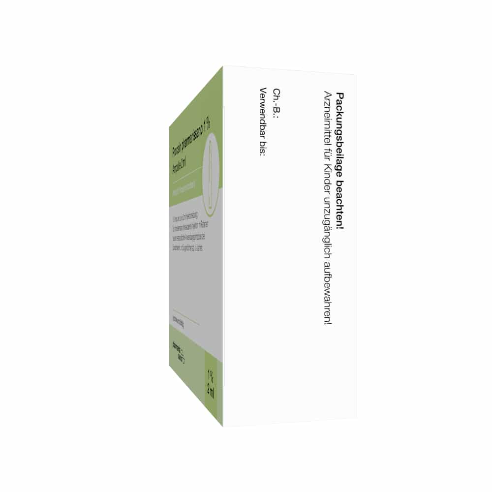 Procain pharmarissano 1% Ampulle 2ml 10X2 ml Injektionslösung