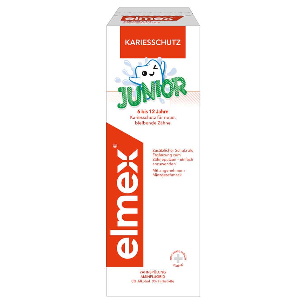 elmex JUNIOR KARIESSCHUTZ ZAHNSPÜLUNG 400 ml Spüllösung