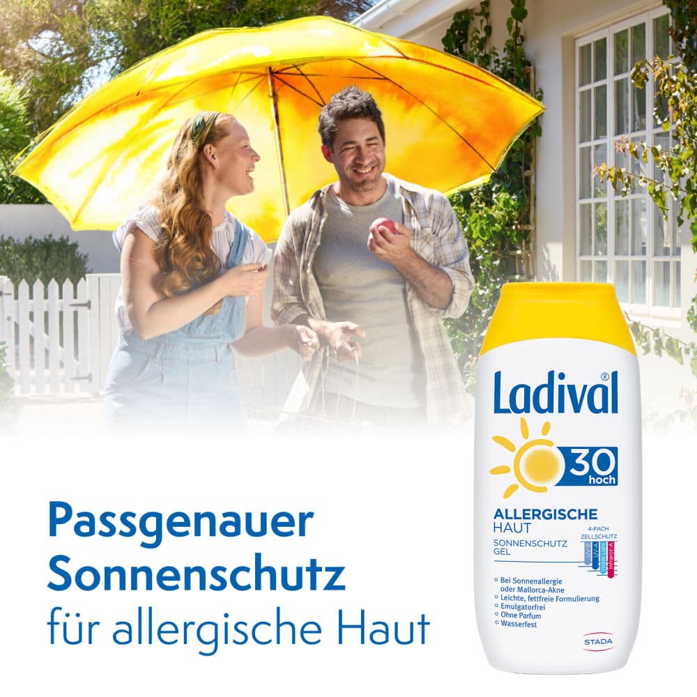 Ladival ALLERGISCHE HAUT SONNENSCHUTZ GEL LSF 30 200 ml Gel