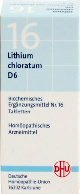DHU Schüssler-Salz Nr. 16 Lithium chloratum D 6 80 St Tabletten