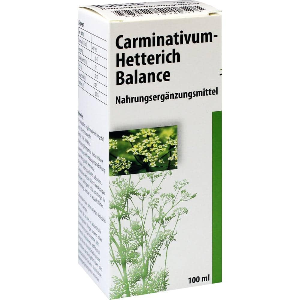 Carminativum- Hetterich Balance Tropfen 100 ml Tropfen zum Einnehmen