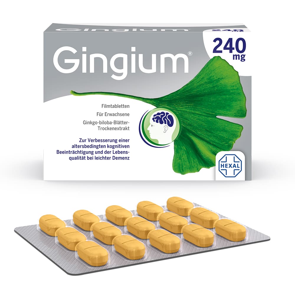 Gingium 240 mg 120 St Filmtabletten