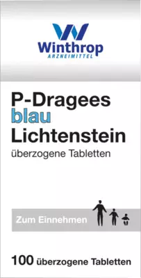 P DRAGEES blau 100 St Überzogene Tabletten