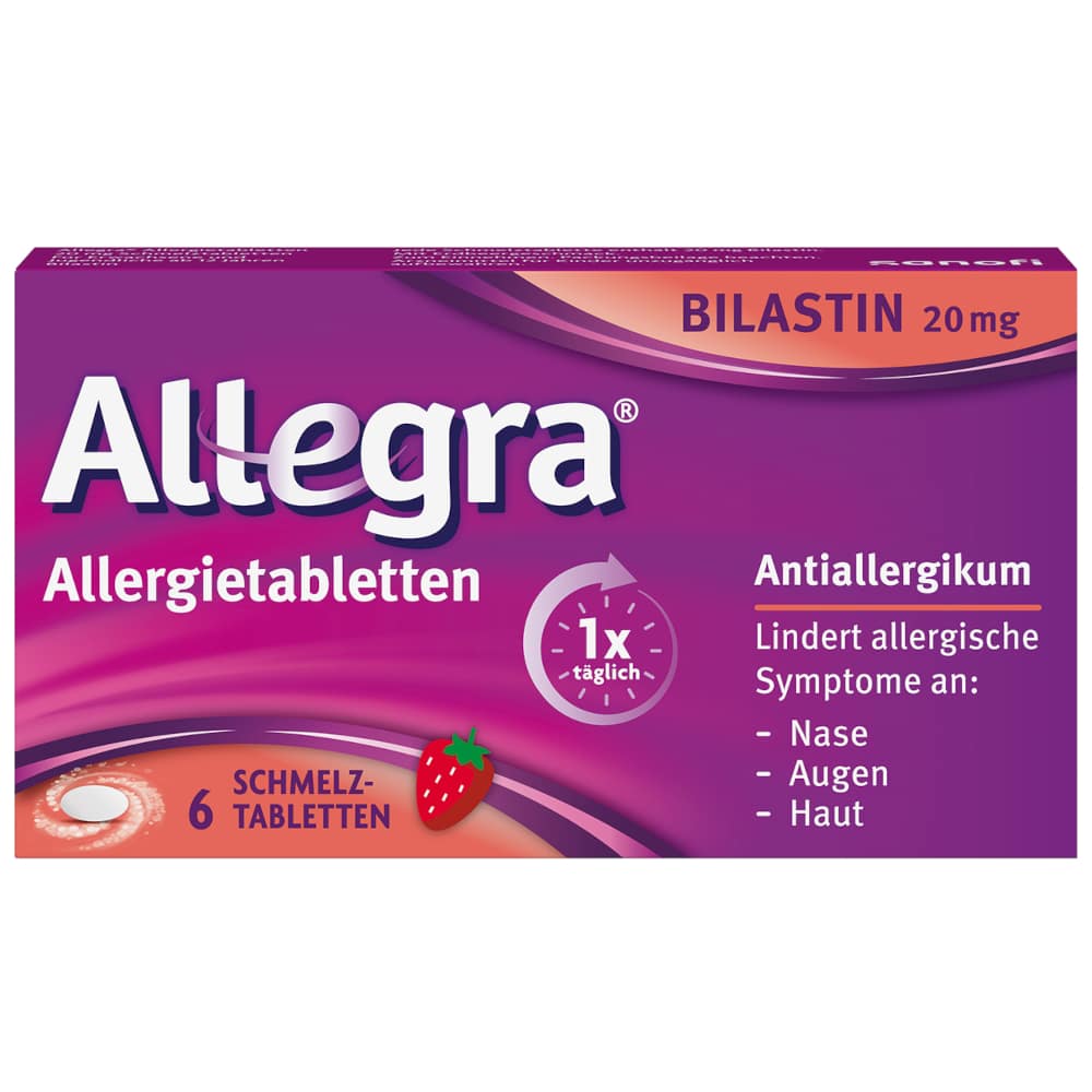 Allegra Allergietabletten  6 St Schmelztabletten