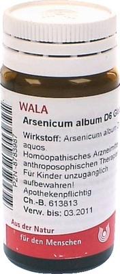 Arsenicum album D6 20 g Globuli