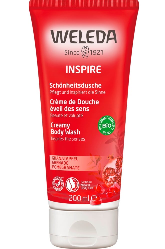 Weleda Inspire Schönheitsdusche Granatapfel 200 ml Duschgel