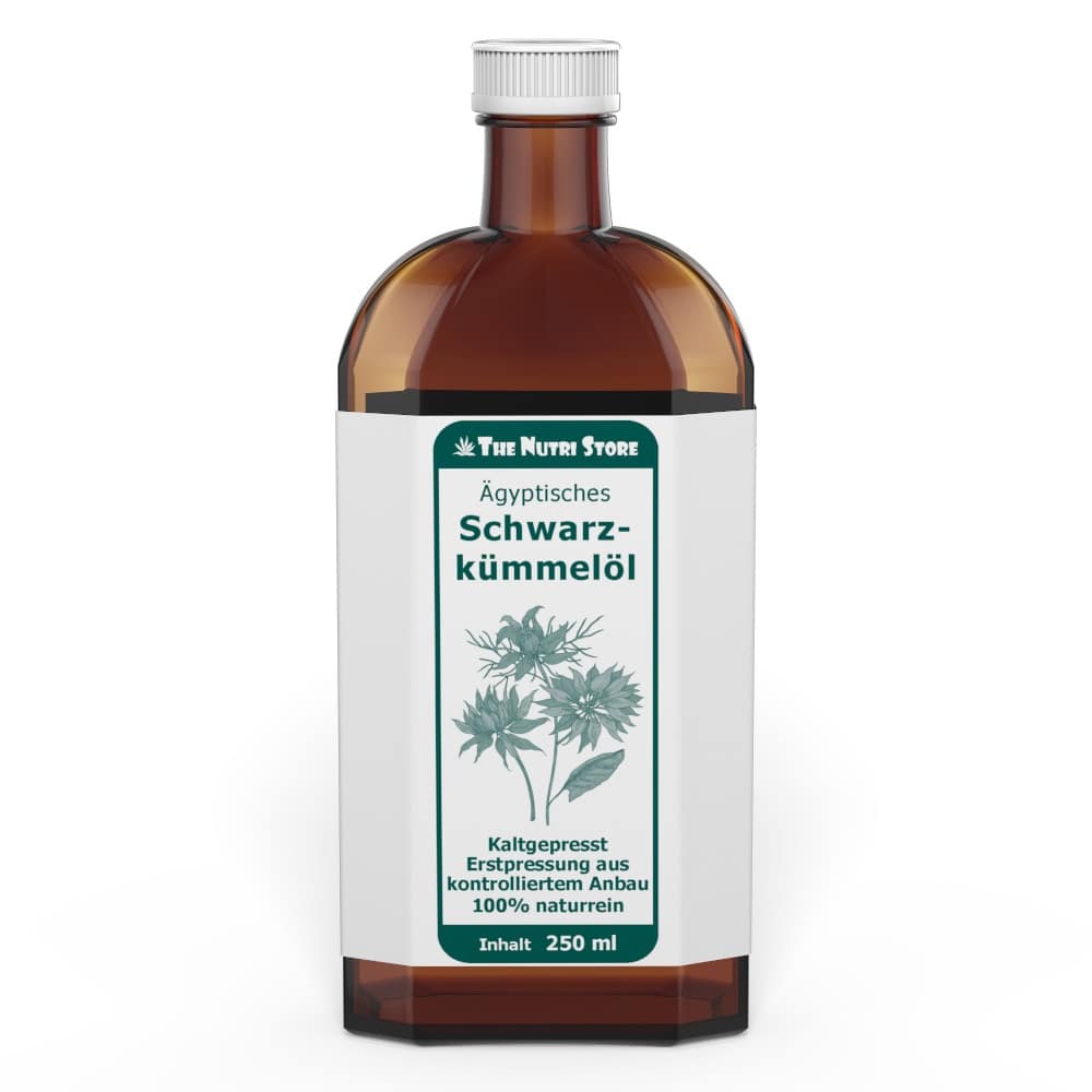 SCHWARZKÜMMELÖL 100% ägyptisch kaltgepresst 250 ml Öl