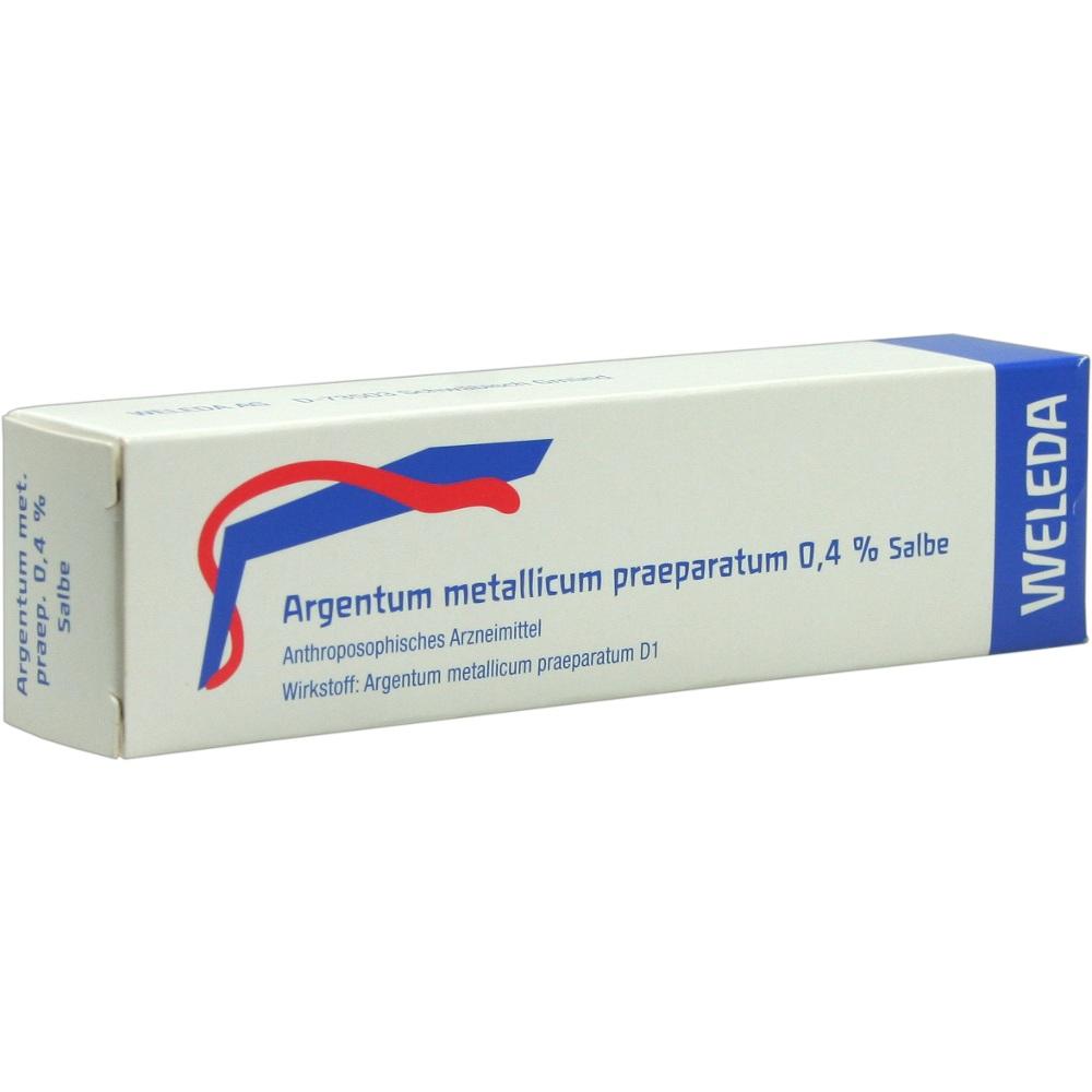 WELEDA ARGENTUM METALLICUM PRAEPARATUM 0,4% Salbe 25 g Salbe