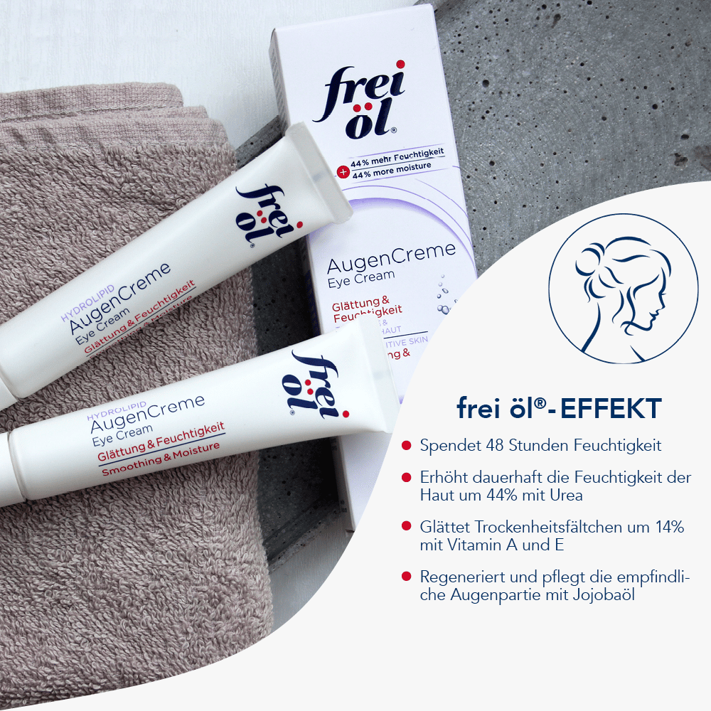 frei öl HYDROLIPID AugenCreme 15 ml Creme