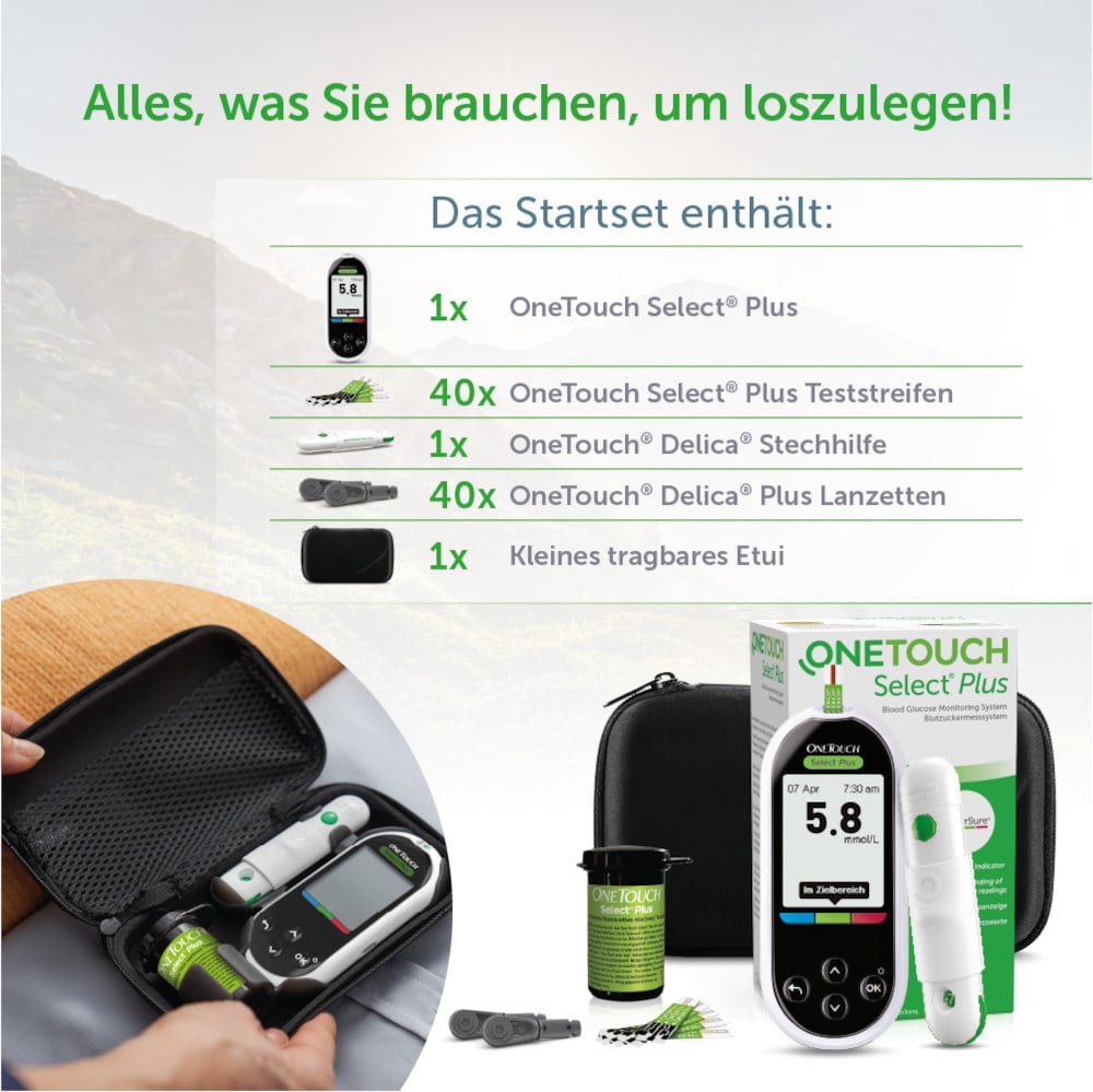 OneTouch Select Plus Blutzuckermesssystem mmol/l 1 St