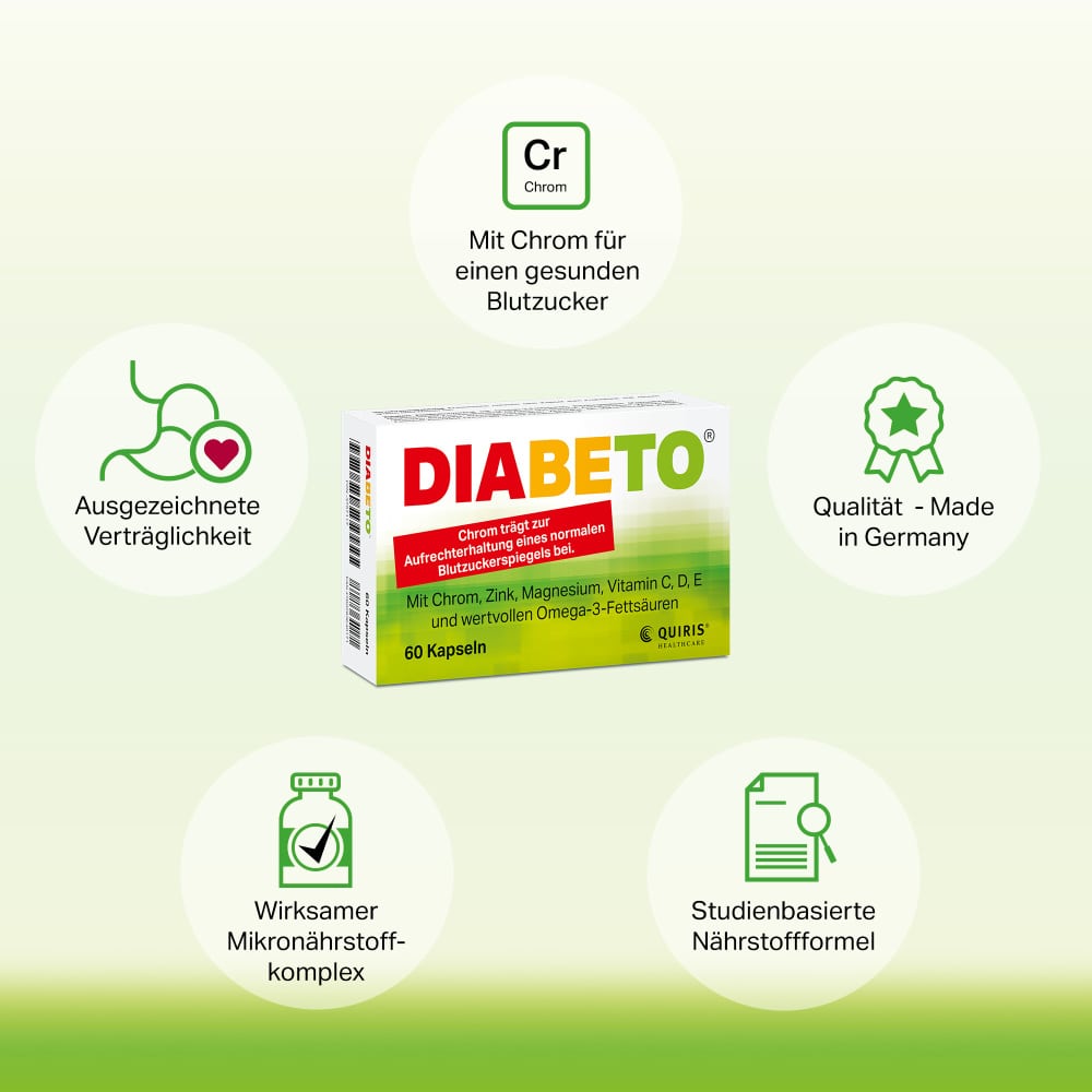 DIABETO Kapseln 60 St Kapseln