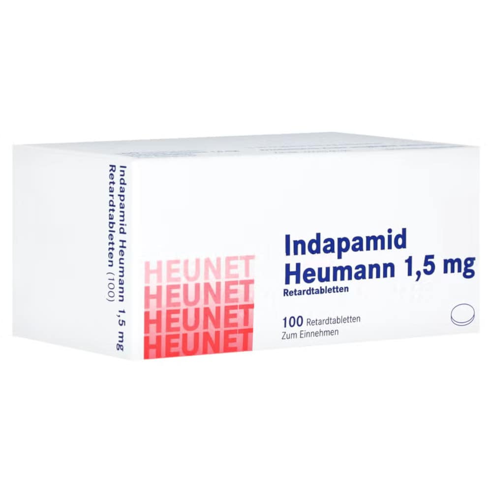 Indapamid Heumann 1,5mg  100 St Retard-Tabletten