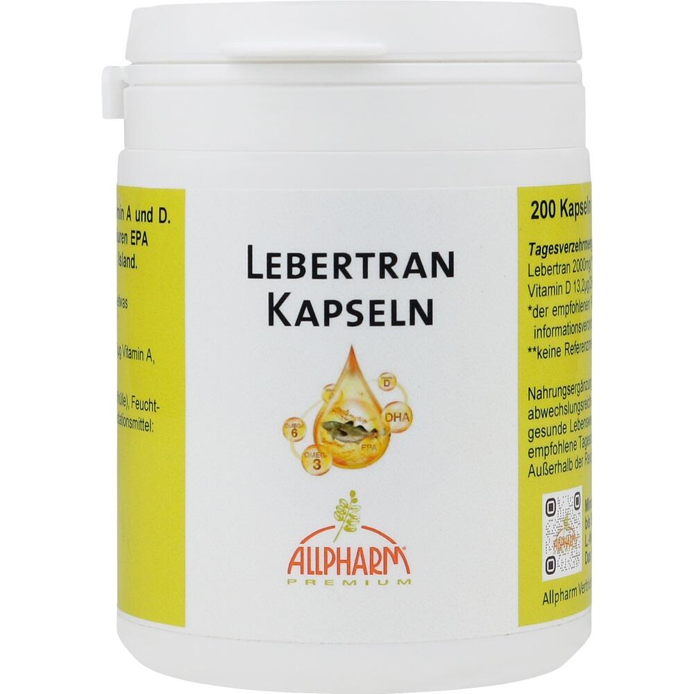 LEBERTRAN KAPSELN 500MG 200 St Kapseln