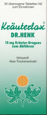 Kräuterlax Kräuter-Dragees zum Abführen 30 St Überzogene Tabletten