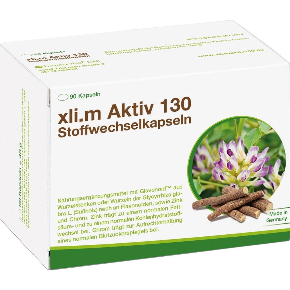 xli.m Aktiv 130 Stoffwechselkapseln 90 St Kapseln