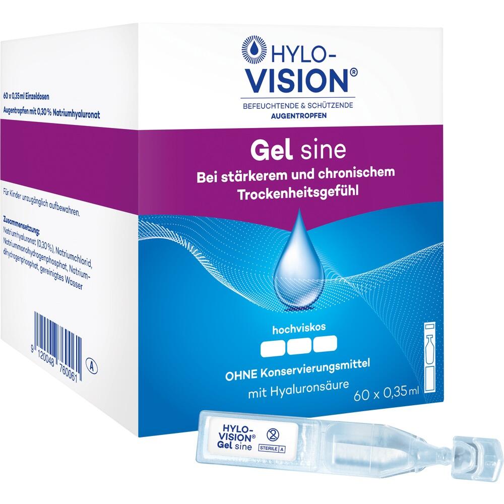 HYLO-VISION Gel sine Einzeldosispipetten 60X0.35 ml Einzeldosispipetten