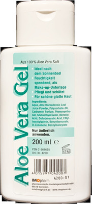ALOE VERA GEL 200 ml Gel
