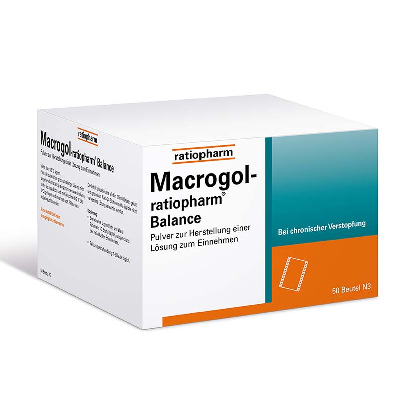 Macrogol-ratiopharm Balance 50 St Pulver zur Herstellung einer Lösung zum Einnehmen