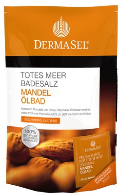DERMASEL Totes Meer Badesalz+Mandel 1 Packung Kombipackung