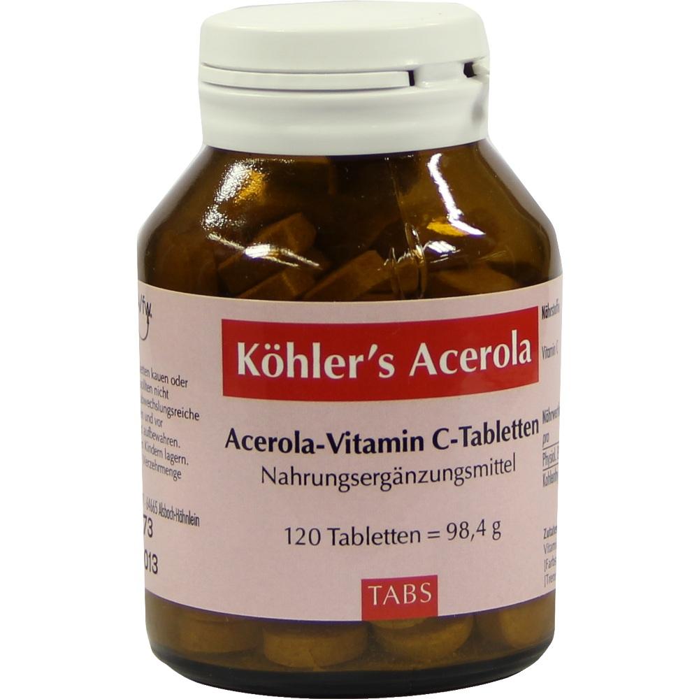 KÖHLER&#039;S Acerola Tabletten 120 St Tabletten