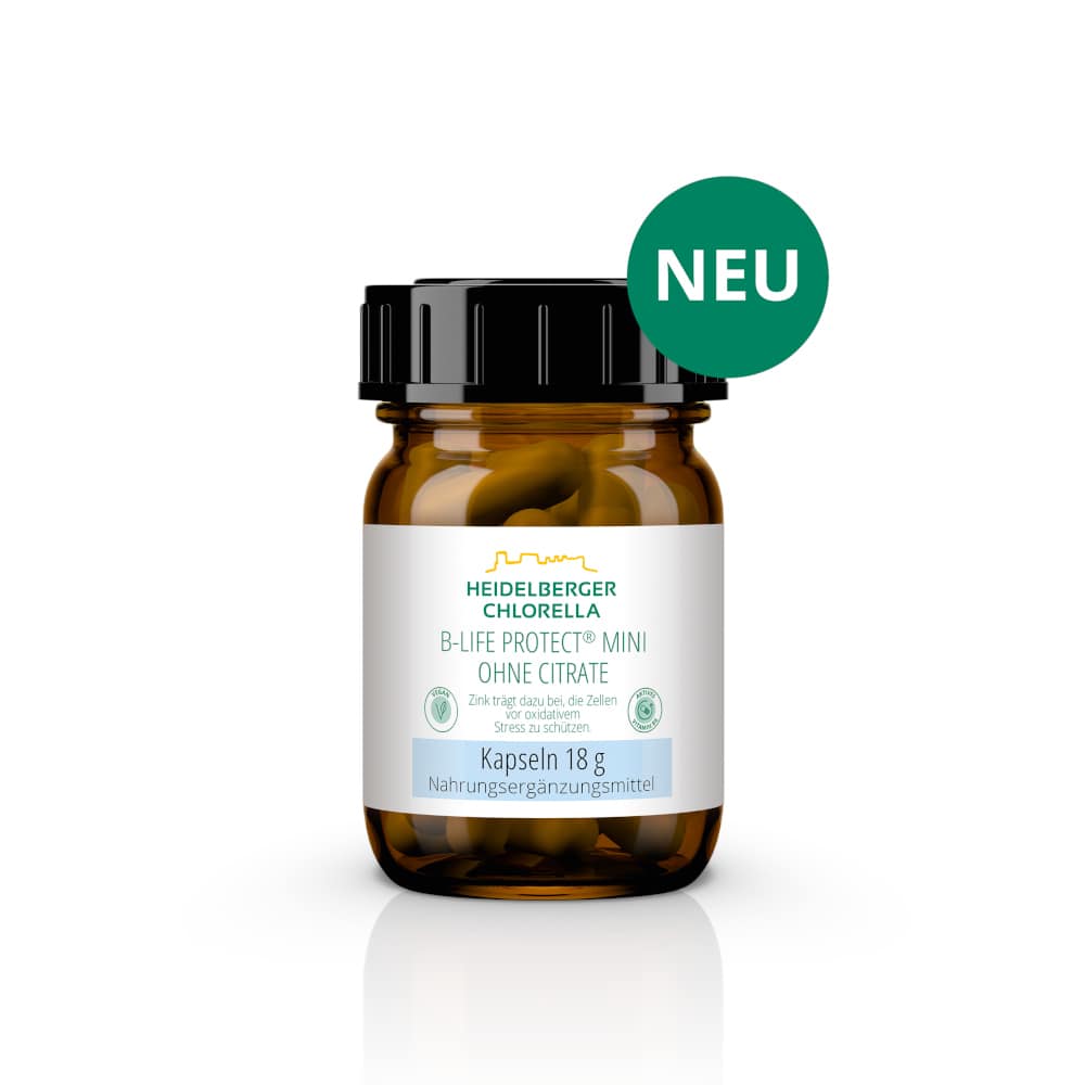 HEIDELBERGER CHLORELLA B-LIFE PROTECT MINI OHNE CITRATE 18 g Kapseln