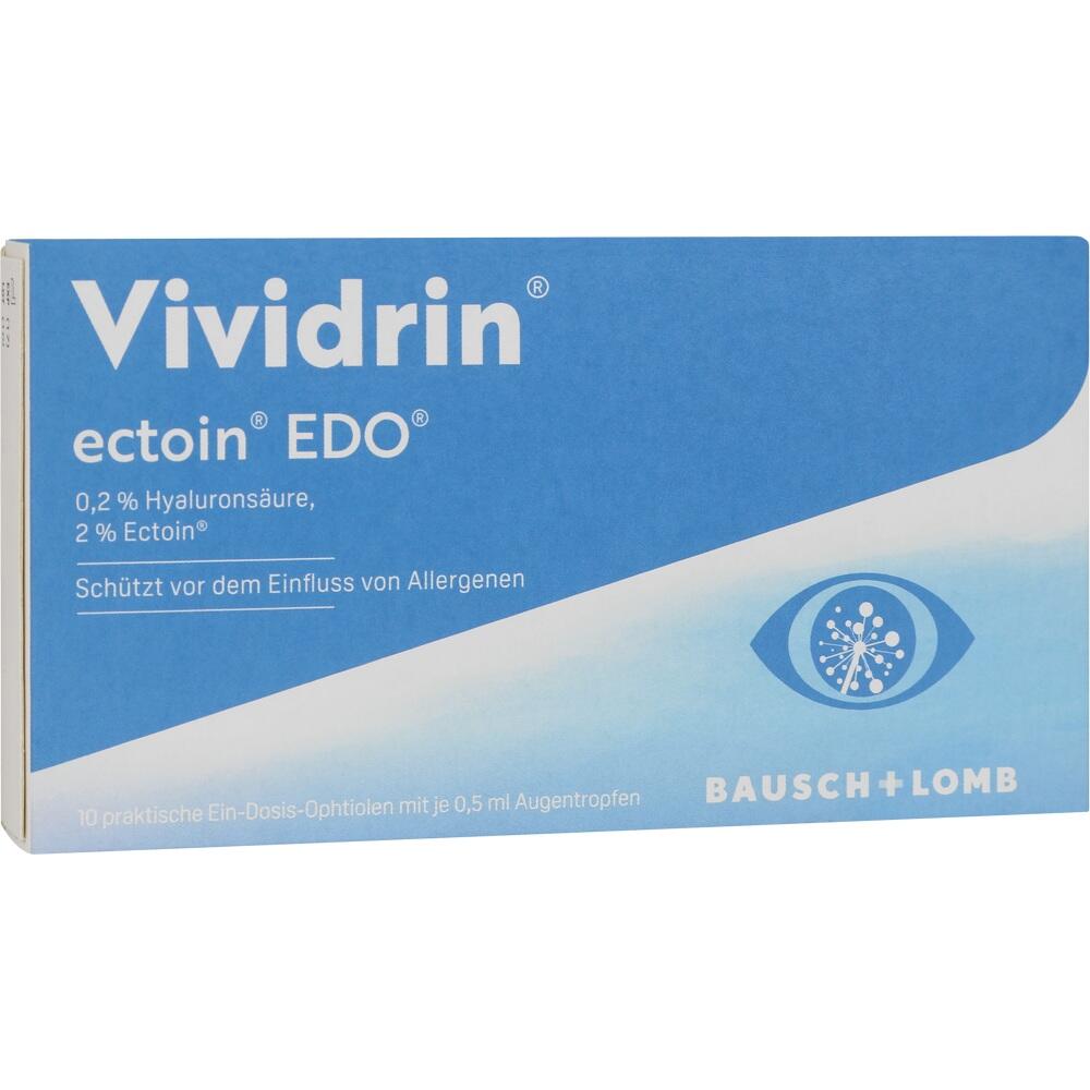 Vividrin ectoin EDO Augentropfen - allergisch gereizte Augen 10X0.5 ml Augentropfen