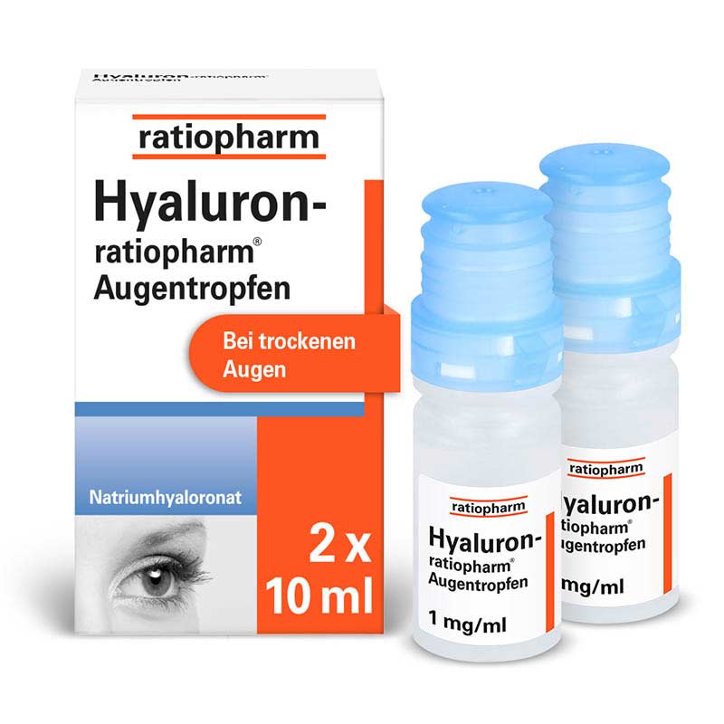 Hyaluron-ratiopharm Augentropfen 2X10 ml Augentropfen