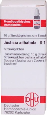JUSTICIA adhatoda D 12 Globuli 10 g Globuli