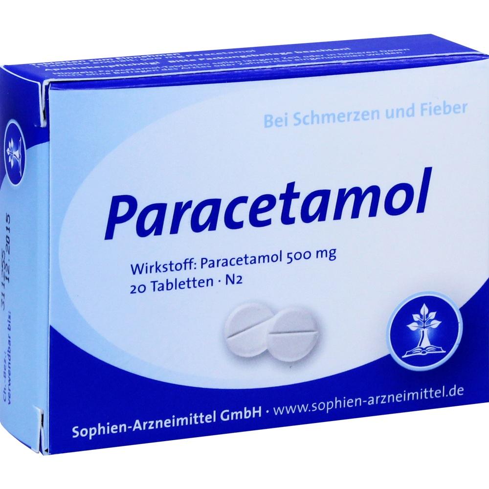 Paracetamol 500 Sophien 20 St Tabletten