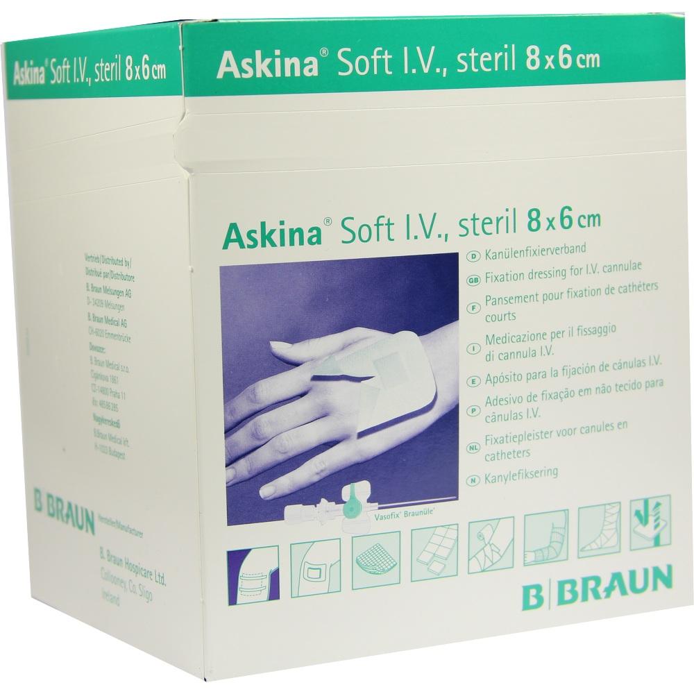 ASKINA Soft I.V.Wundverband 6x8 cm 50 St Pflaster
