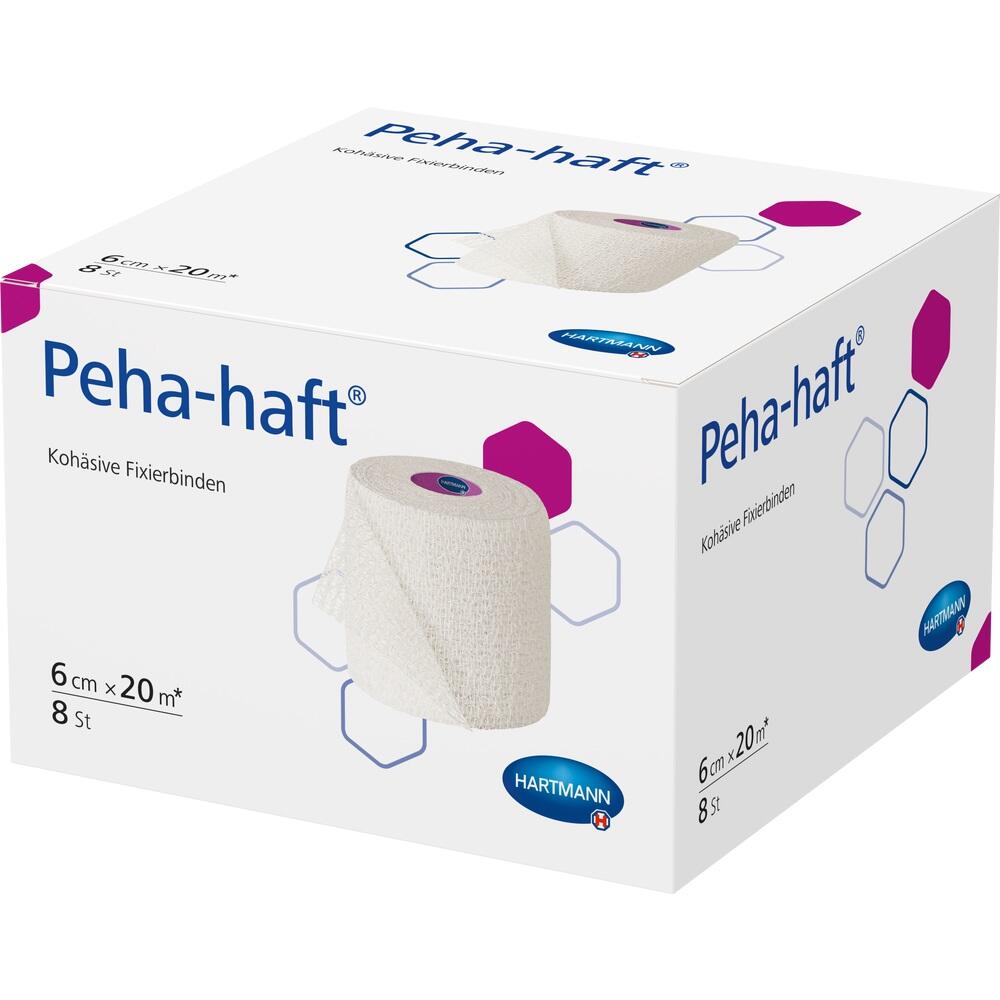 PEHA-HAFT Fixierbinde latexfrei 6 cmx20 m 8 St Binden