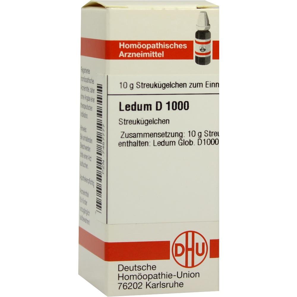 LEDUM D 1000 Globuli 10 g Globuli