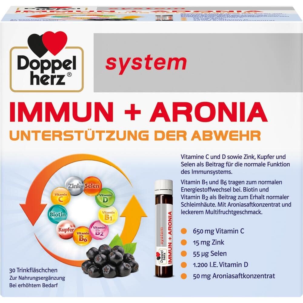 Doppelherz system IMMUN + ARONIA 30 St Ampullen