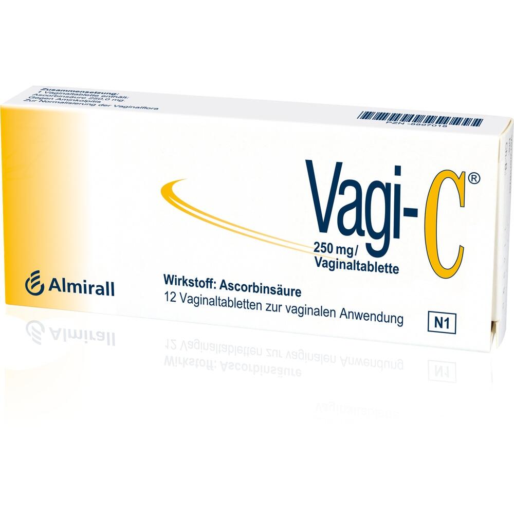 Vagi-C Vaginaltabletten bei bakterieller Vaginose 12 St Vaginaltabletten