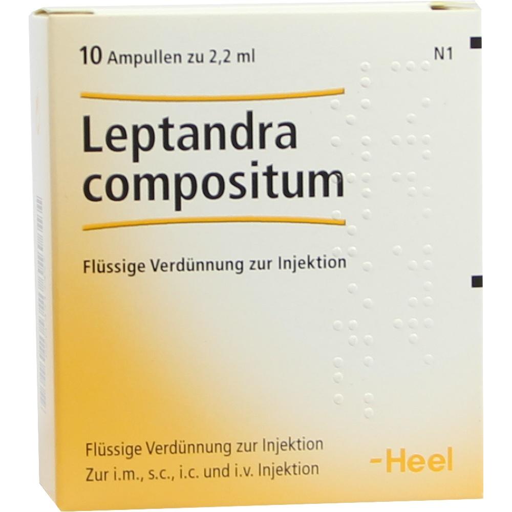 LEPTANDRA COMPOSITUM Ampullen 10 St Ampullen