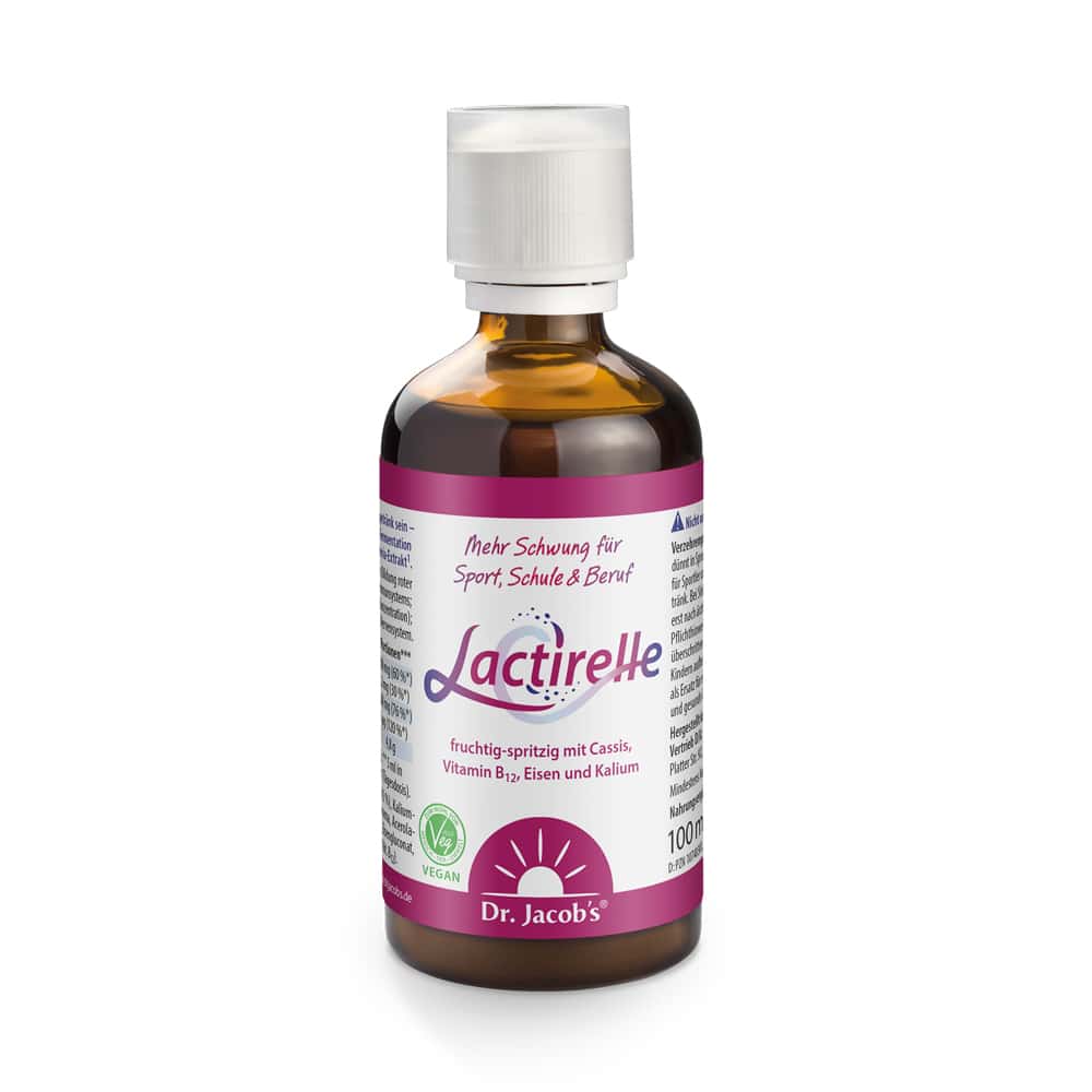 Dr. Jacob's Lactirelle Milchsäure-Cassis-Konzentrat Eisen