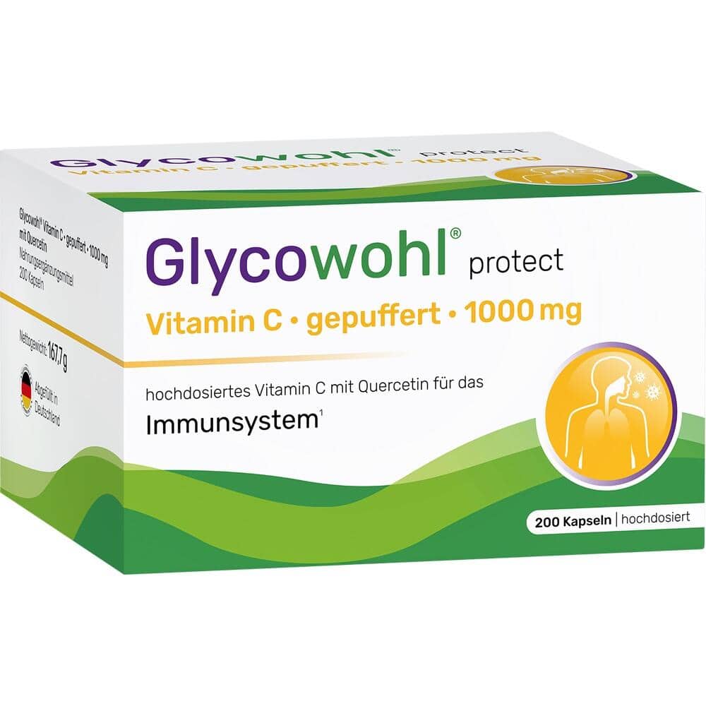 Glycowohl protect Vitamin C gepuffert 1000 mg 200 St Kapseln