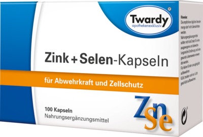 Twardy Zink + Selen-Kapseln 100 St Kapseln