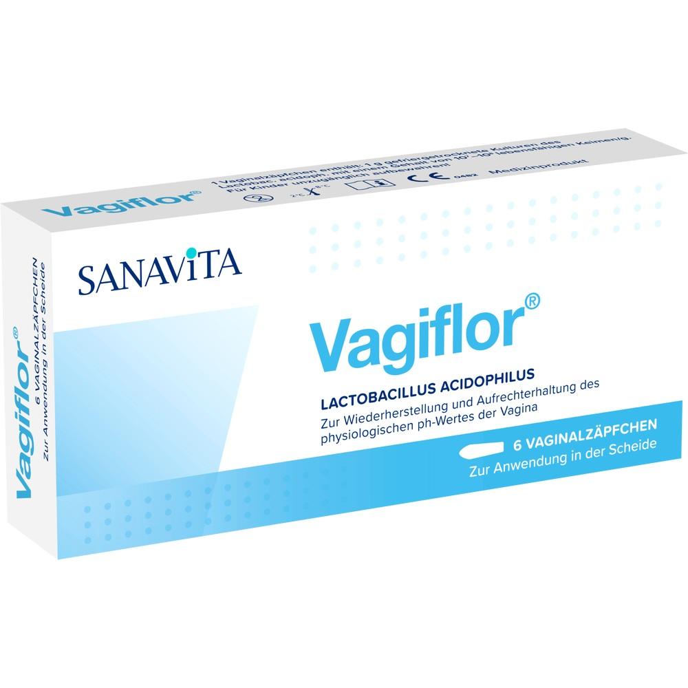 Vagiflor Vaginalzäpfchen 6 St Vaginalsuppositorien