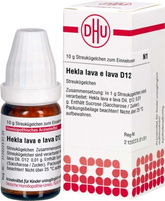 HEKLA lava e lava D 12 Globuli 10 g Globuli