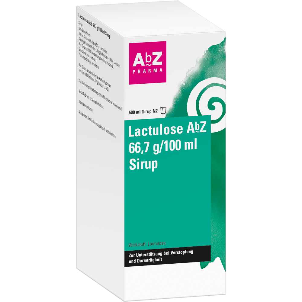 Lactulose AbZ 66,7g/100ml 500 ml Sirup