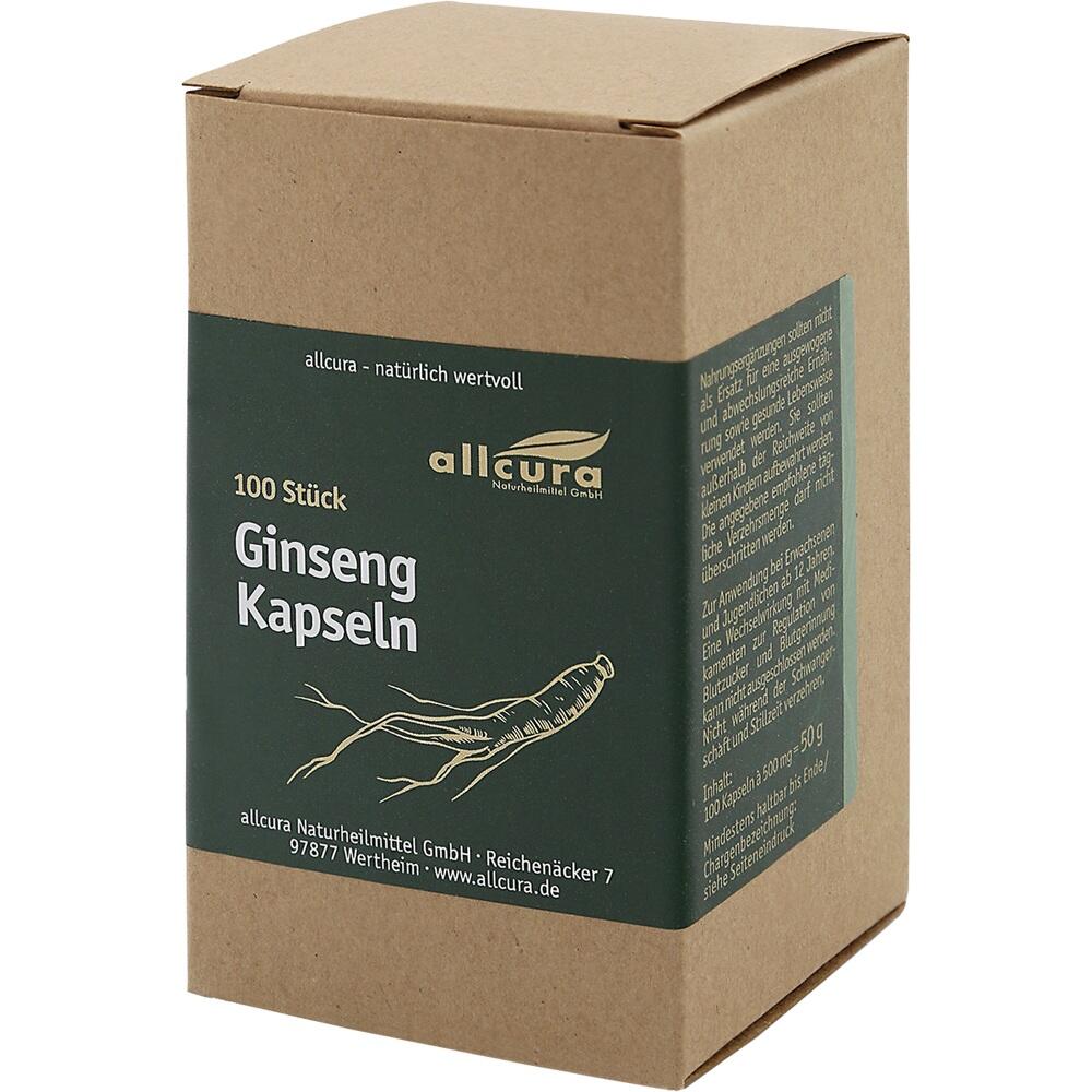 Ginseng Kapseln  100 St Kapseln