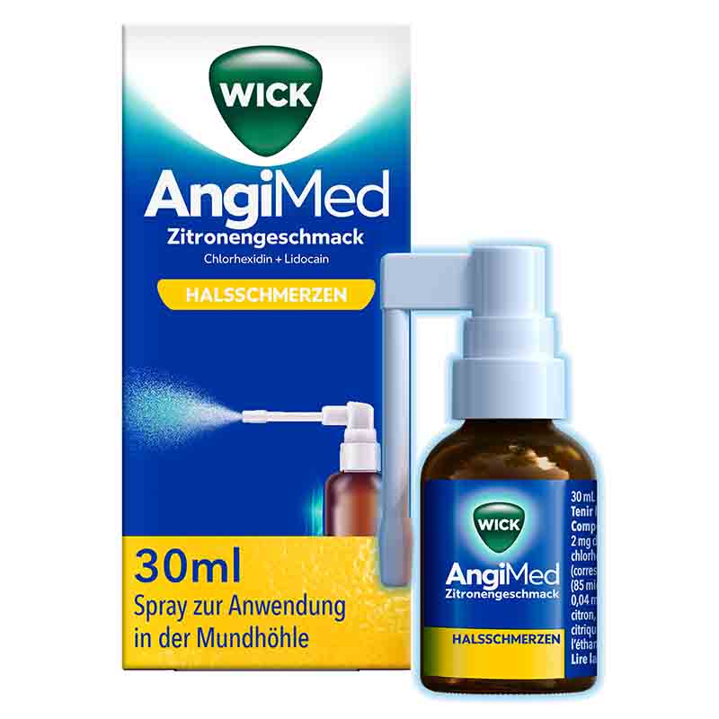 WICK AngiMed Zitronengeschmack 30 ml Spray