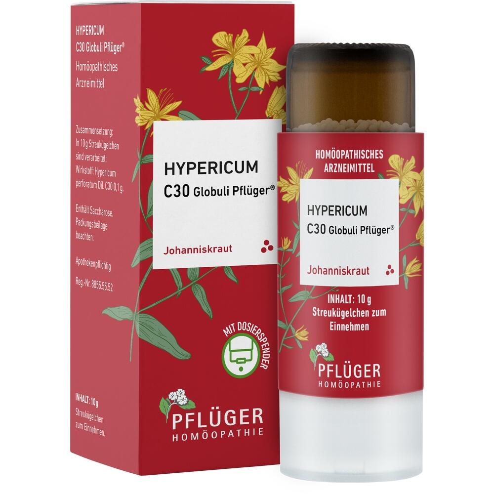Hypericum C30 Globuli Pflüger 10 g Globuli